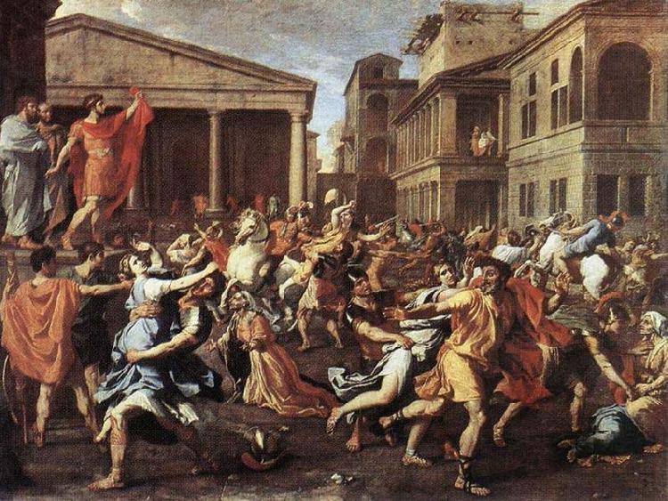 Nicolas Poussin Rape of the Sabine Women, Rome,